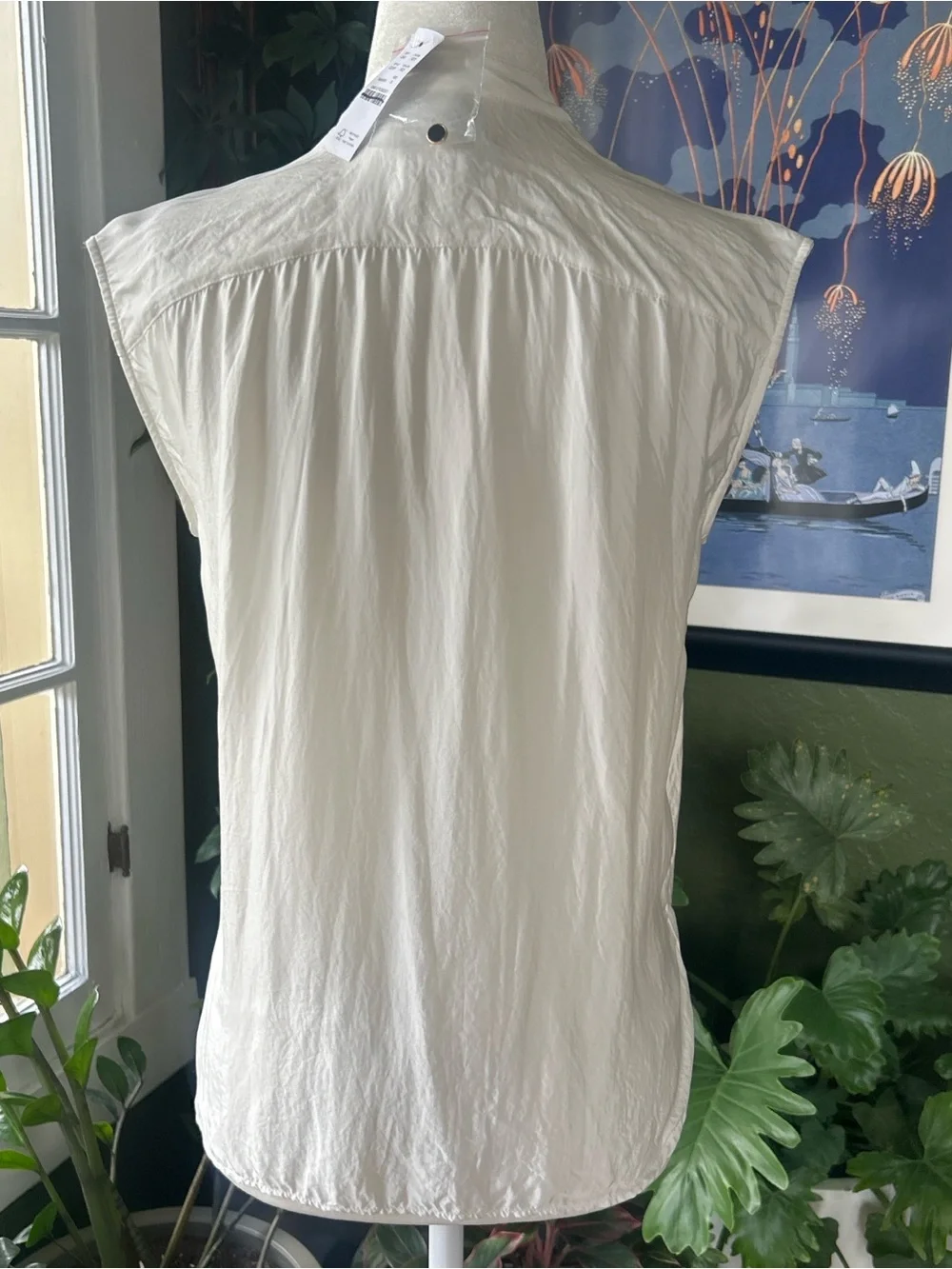 NWT J Crew Jules Sleeveless Tuxedo Top